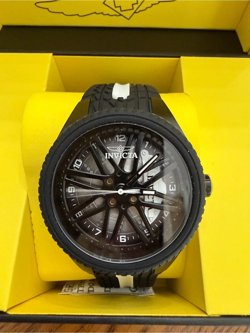 Invicta Speedway Rim Racing Sports Watch